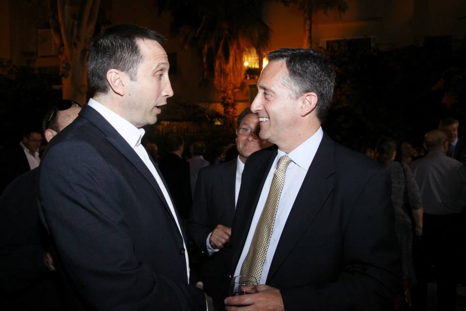 With Maccabi Tel Aviv Coach David Blatt